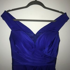 Royal blue dress